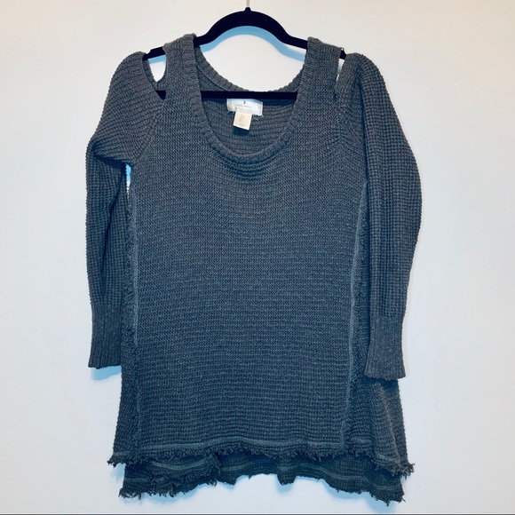 Anthropologie Sweaters - Anthro Ruby Moon Cold Shoulder Sweater